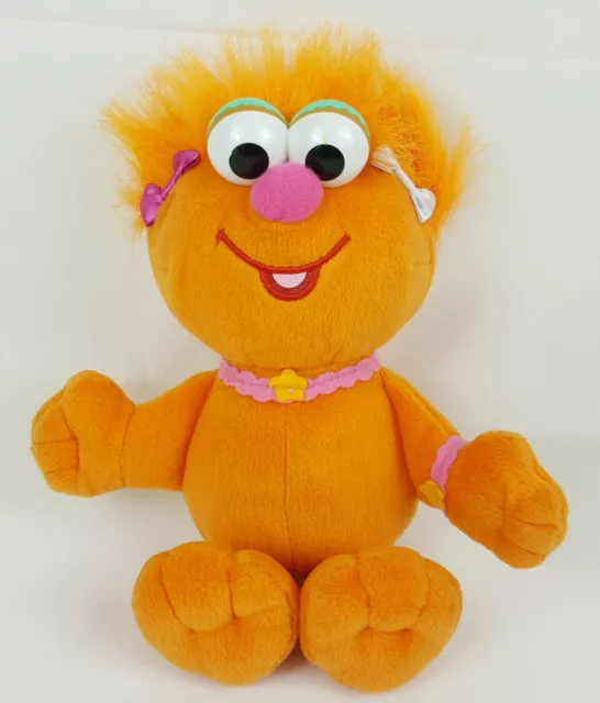 Sesame Street Zoe 12" Plush Orange Girl Monster Doll Stuffed Animal Toy