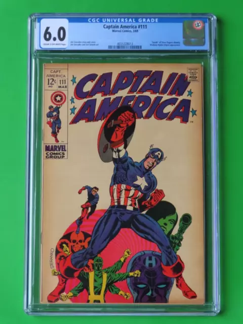 Captain America #111 (1969) - CGC 6.0 - Silver Age - Classic Steranko Cover