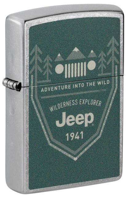 Zippo Jeep Street Chrome Windproof Lighter, 48766