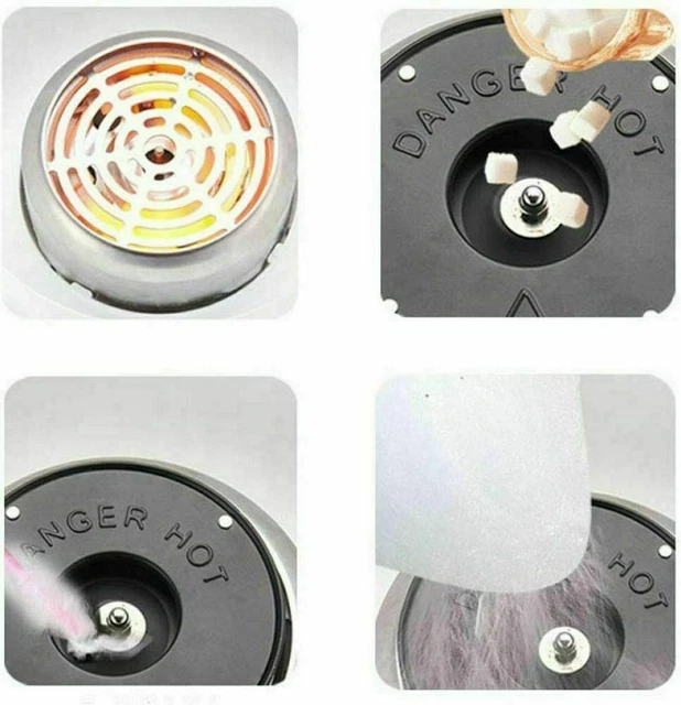 Electric Countertop Cotton Candy Machine for Household Kids DIY Round 400W