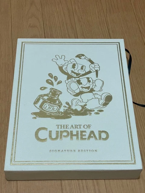 THE ART OF CUPHEAD SIGNATURE EDITION Libro de Arte Estuche Juego