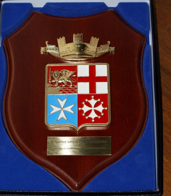 Storico Crest Araldico Dello Stato Maggiore Della Marina, Misura Grande