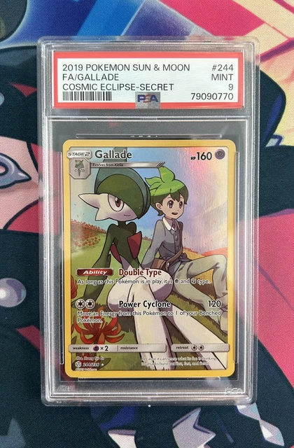 Pokémon TCG Gallade Sun & Moon - Cosmic Eclipse 244/236 Holo Secret Rare