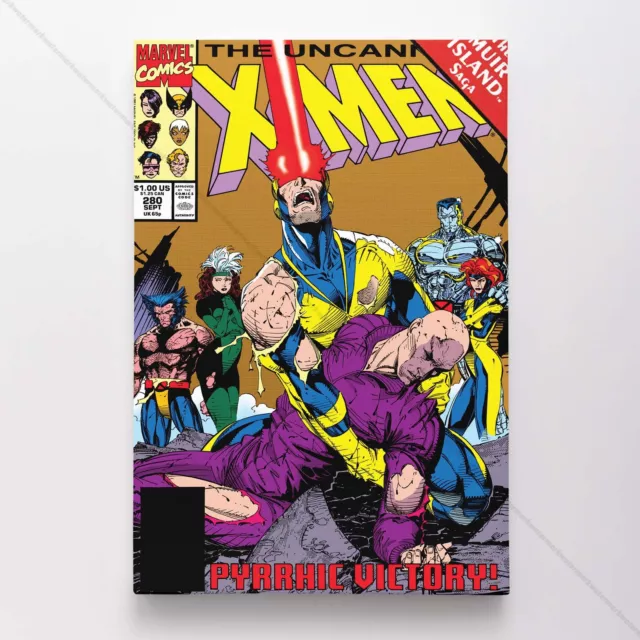 Uncanny X-Men Poster Canvas Vol 1 #280 Xmen Marvel Comic Book Art Print