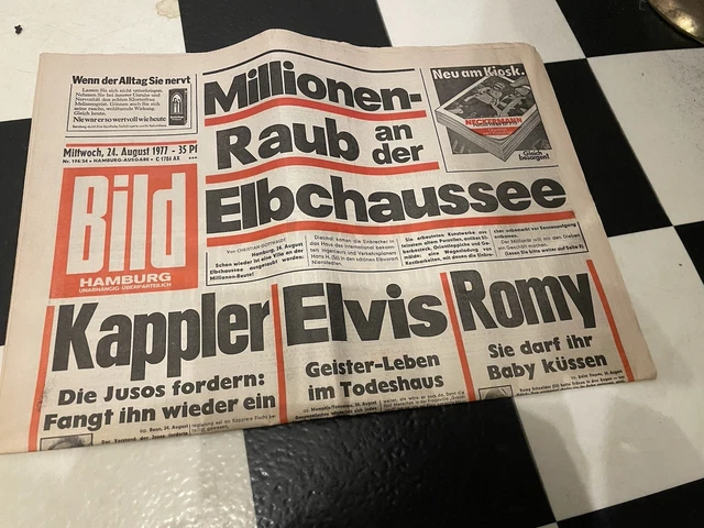 BILDzeitung Journal Allemand Original Du 08.05.1979 - Cadeau D'anniversaire
