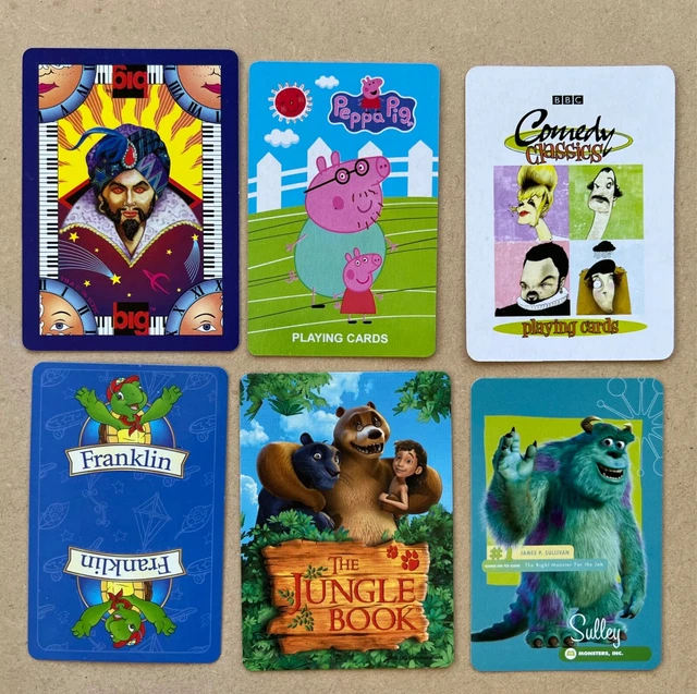 ORIGINAL SWAP PLAYING cards comic cartoon movies entertainment Big ...