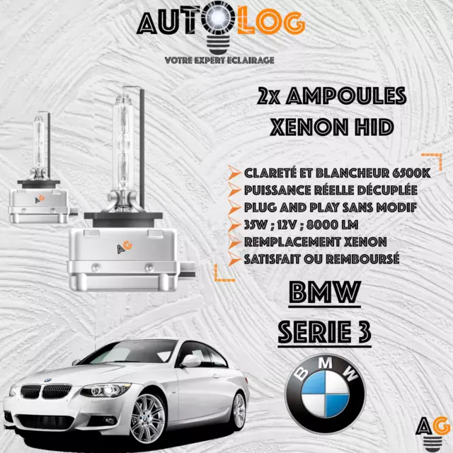 ✅ KIT 2x AMPOULES XENON HID BMW SERIE 3 ✅