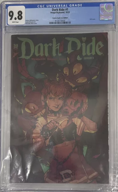 Dark Ride #1 Minemiko Mali Comics Vault Live Cvl Variant Cgc 9.8 Rare Only 100