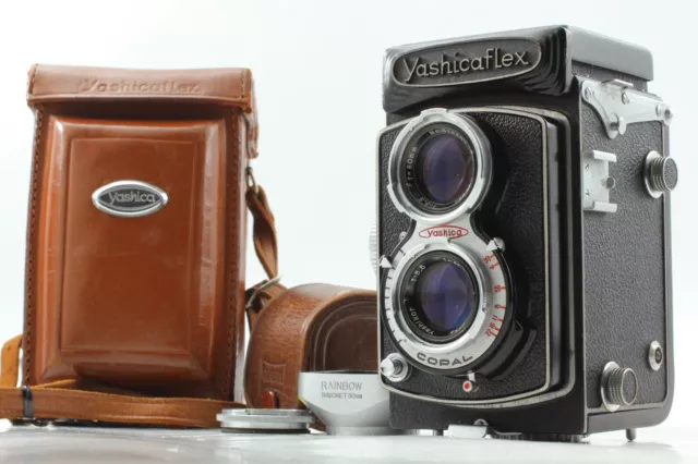 *N.MINT w/ Case* YASHICA Yashicaflex Model C TLR Medium Format 80 3.5 From JAPAN