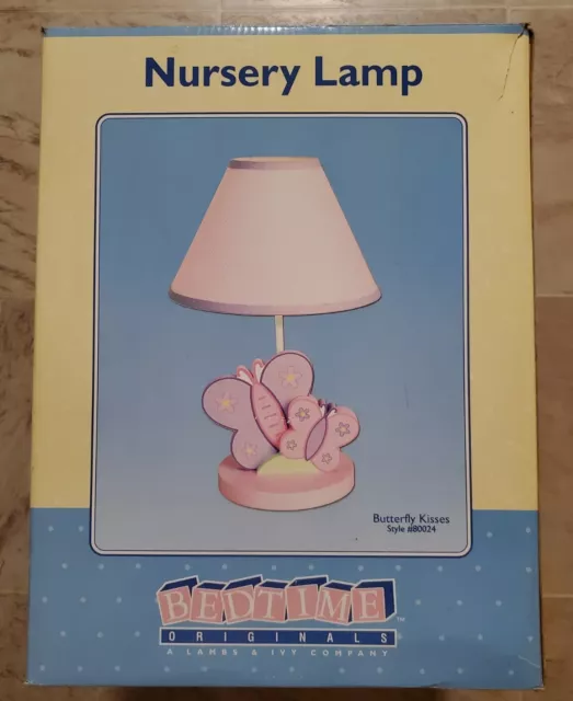 Bedtime Originals Nursery Lamp with Lamp, Buterfly Kisses, Lambs And Ivy Co.