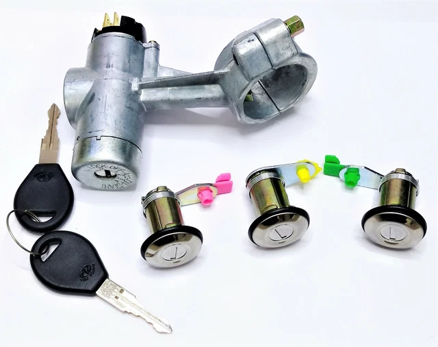 Kit Complet Barillets De Serrure + Neiman + Clés Pour Nissan Micra 1992-2003 - Neuf