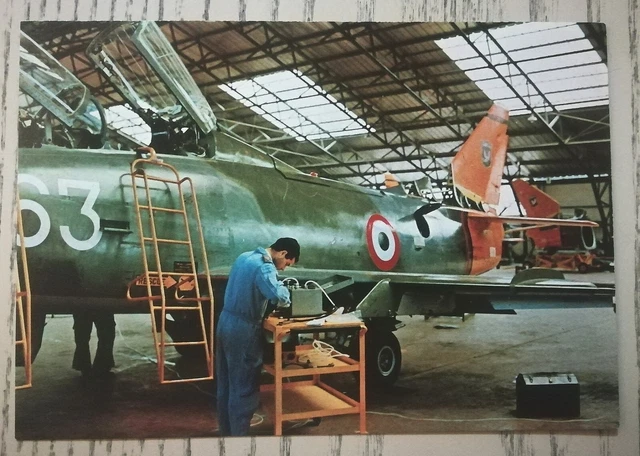 Cartolina Aeronautica Militare Annullo Volo Postale Supersonico Collaudi Hangar
