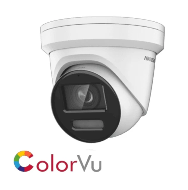 Hikvision DS-2CD2146G2-ISU (2,8 mm) (C) Telecamera di sorveglianza Dome con 4 megapixel, illuminazione fino a 30 m, telecamera di sorveglianza professionale, acusense con filtro di allarme errato