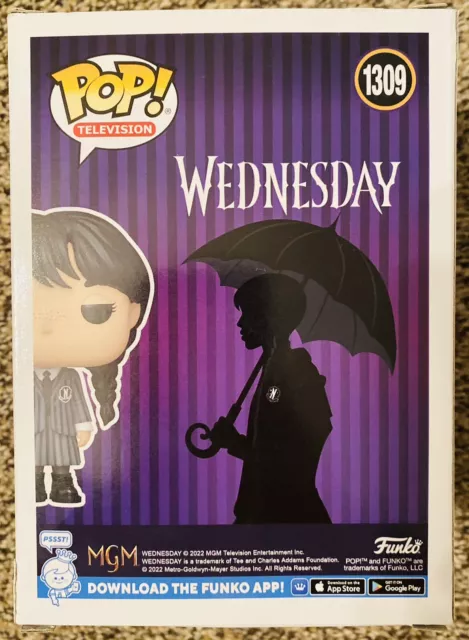 NIB Funko Pop! Wednesday Addams #1309 Jenna Ortega TV Series 2