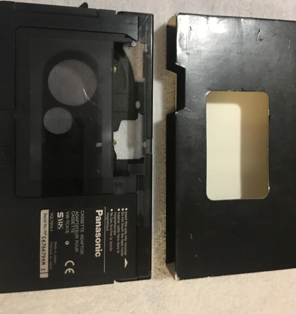 PANASONIC VWTCA7E VQL7227 Tape Cassette Adaptor SVHSC VHSC to VHS