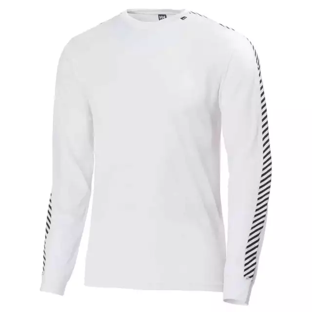 Helly Hansen Mens Lifa Stripe Long Sleeve Crew Base Layer 2