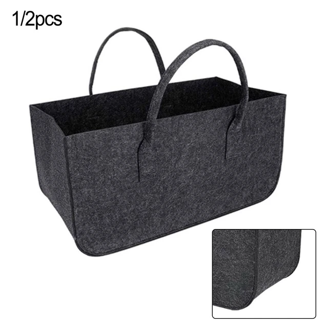 Portaoggetti resistente borsa legna da ardere 1/2 pz 50 x 25 x 25 cm grande capacità