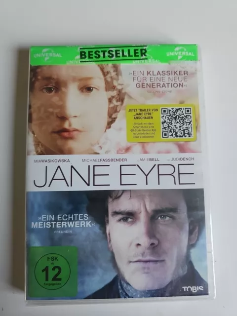 Jane Eyre von Charlotte Brontë (2012, DVD video) NEU/OVP DVD 295