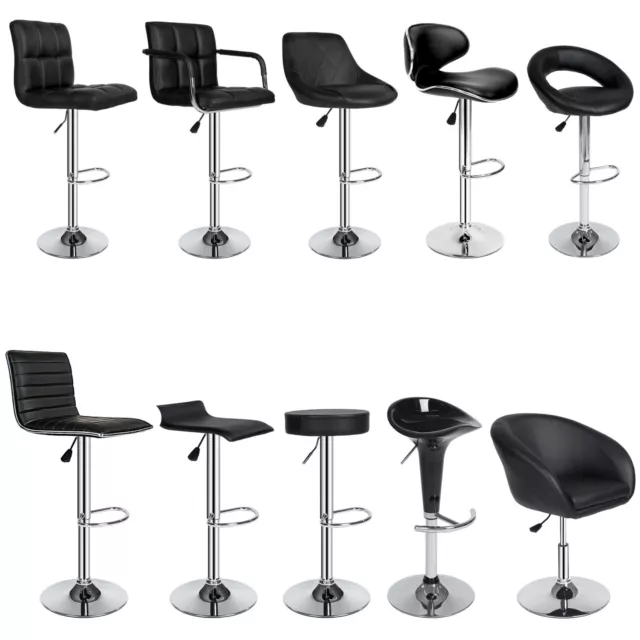 2x Tabourets de bar chaise fauteuil bistrot réglable pivotant siège 1x Lounge