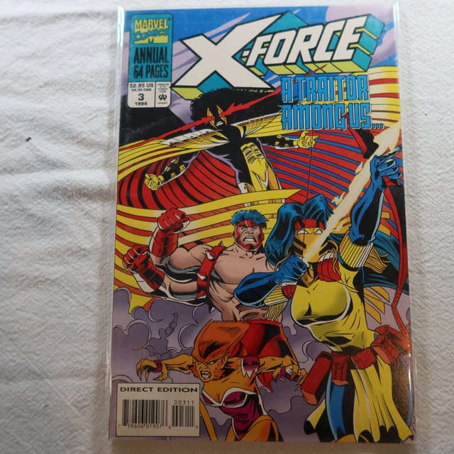 X Force Annual Issue 3 Marvel Comic Book BAGGED AND BOARDED