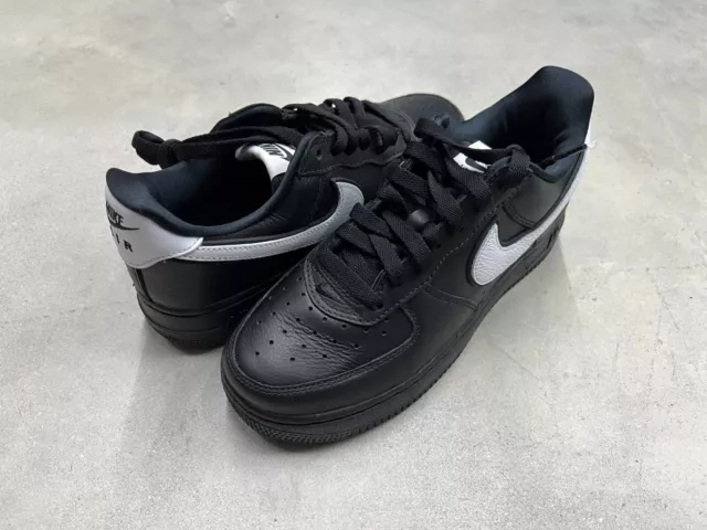 Nike Men's Air Force 1 Low Retro QS AF1 Black White CQ0492 001 - New