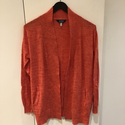 JOULES KEVA CARDIGAN Soft Coral Size 10 