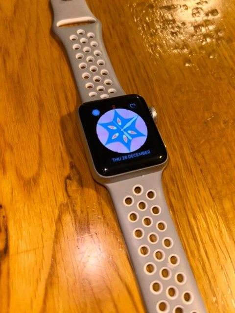 APPLE WATCH SERIES 2 38mm. Grey. Used but works well. 37.00