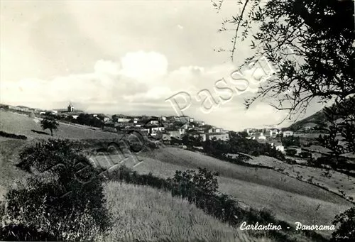 Cartolina di Carlantino, panorama - Foggia, 1959