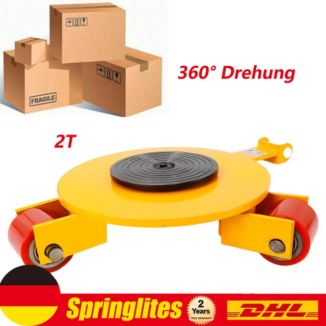 Set rulli blindati 2T telaio di trasporto rulli di trasporto scooter industriale scooter NUOVO