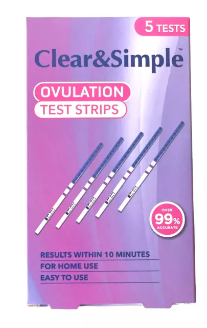 Ovulation Test Strips Early Home Urine Tests Kit over 99% Accurate Result in 10m