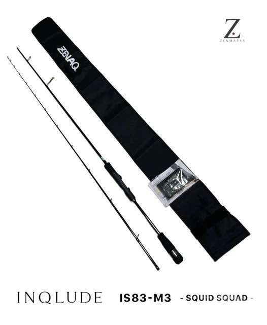 ZENAQ INQLUDE IS83-M3 Squid Squad egi fishing rod - New open