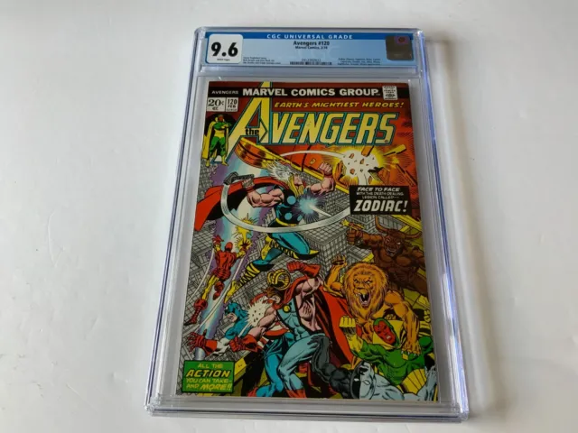 Avengers 120 Cgc 9.6 White Pages Zodiac Captain America Thor Marvel Comic 1974