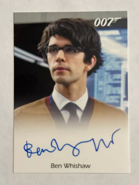 2016 James Bond Classics Ben Whishaw Autograph Card