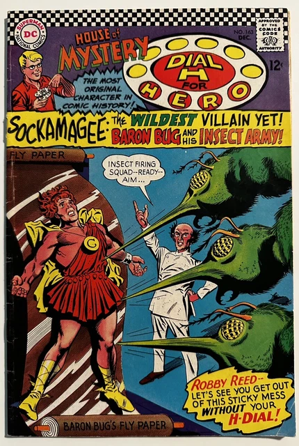 House of Mystery #163 FN (1966) KEY: 1st App Baron Bug / Bobby Reed - DC Comics