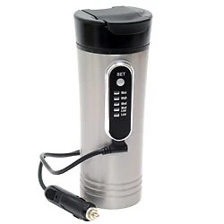 RoadPro 12-Volt 15oz. Premium Heated Travel Mug Travel Mugs