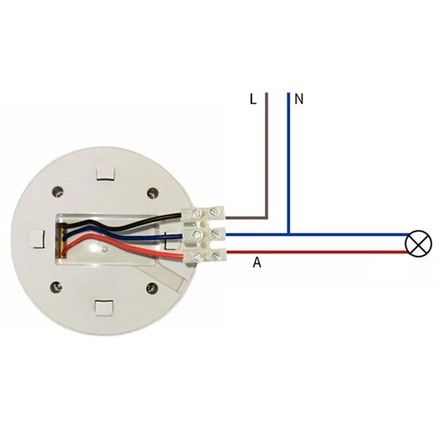 Surface Mount PIR Ceiling Occupancy Motion Sensor Monitor Light Switch 360°