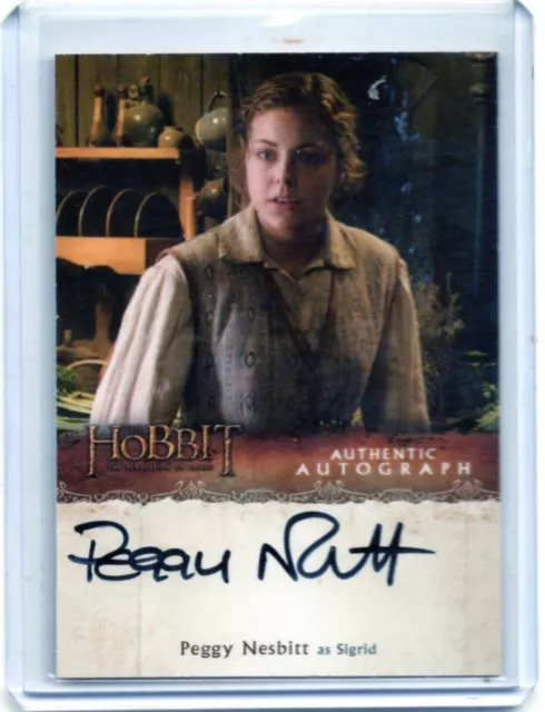 2015 Cryptozoic The Hobbit: Desolation of Smaug Peggy Nesbitt Sigrid as Auto