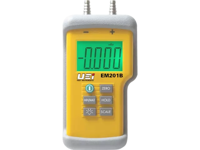 UEi EM201B - Dual input differential digital manometer