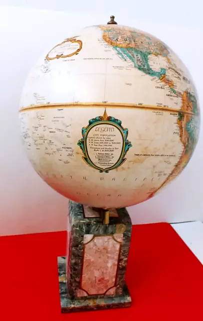 VTG Replogle World Classic Raised Relief Globe 12 Inch Leroy M Tolman 1980s USSR
