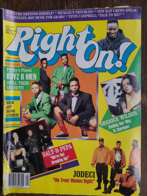 VINTAGE RIGHT ON Magazine Featuring Boyz II Men , JODECI & etc... £274. ...