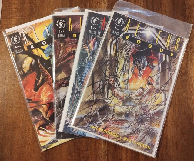 Aliens Rogue #1 2 3 4 (Dark Horse Comics 1993) complete series VF to NM-