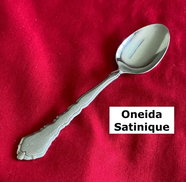 Oneida SATINIQUE  Teaspoon 6" Stainless Steel Flatware