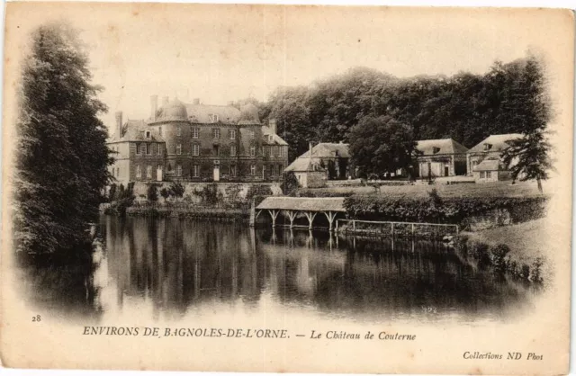 CPA Environs de BAGNOLES-de-l'ORNE - Le Chateau de Couterne (195514)