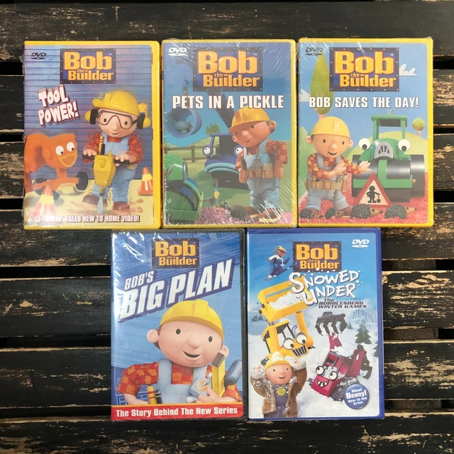BOB THE BUILDER DVD Lot Kids Children's Television Series 1998 Sealed ...