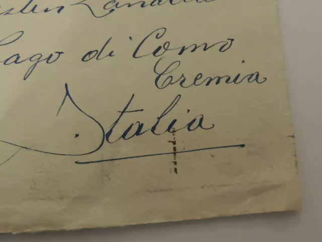 Vecchia lettera - Old letter - Uruguay Italia - Rare 2