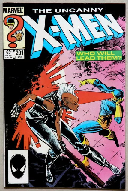 Uncanny X-Men #201 Vol 1 - Marvel Comics - Chris Claremont - Rick Leonardi