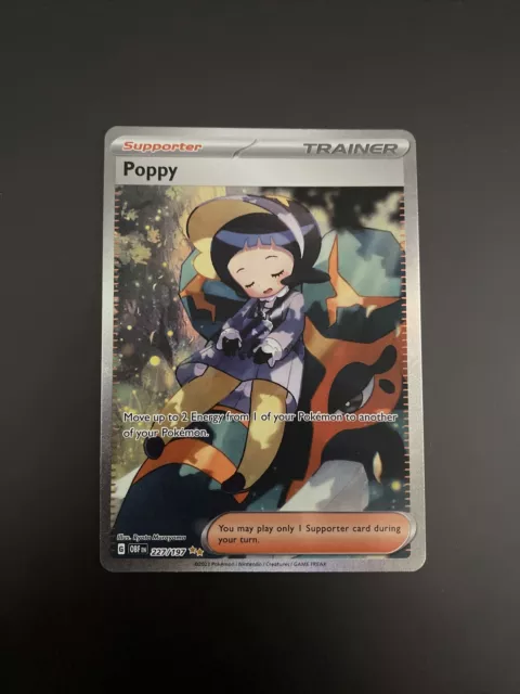 Poppy 220/197 Ultra Rare Full Art and Poppy 227/197 Special 