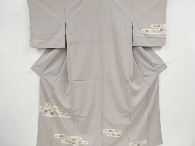 42387# Japanese Kimono / Antique Kimono / Egasumi With Kiku & Ume