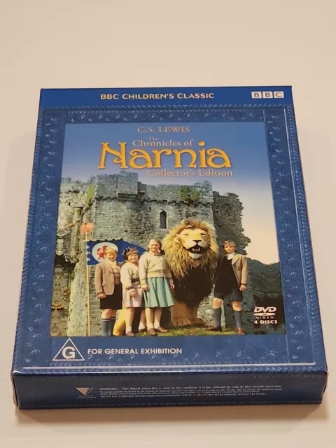 The Chronicles Of Narnia Collectors Edition DVD 1988 Lion Witch Wardobe Caspian