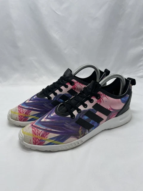 ADIDAS ZX Flux Smooth Floral Multicolor Womens 7 Running Shoes Trainers S82937